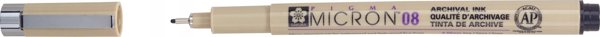 Bruynzeel Sakura Pigma Micron 08 Μαρκαδόρος Σχεδίου 0.5mm Μαύρο