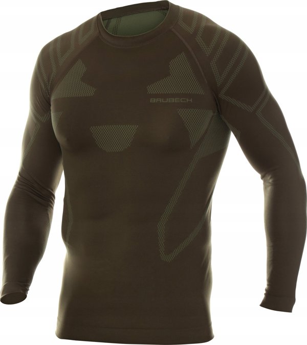Brubeck LS14210 Ανδρική μπλούζα RANGER PROTECT χακί M