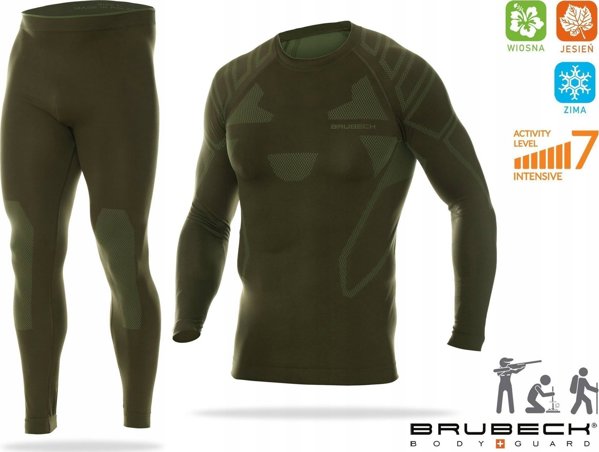 Brubeck LS14210 Ανδρική μπλούζα RANGER PROTECT χακί M