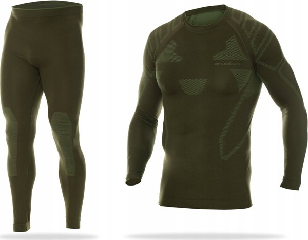 Brubeck LS14210 Ανδρική μπλούζα RANGER PROTECT χακί M