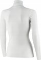 Γυναικεία μπλούζα Brubeck LS1627W με ζιβάγκο COMFORT MERINO κρεμ S