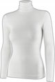 Γυναικεία μπλούζα Brubeck LS1627W με ζιβάγκο COMFORT MERINO κρεμ S