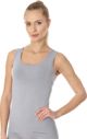 Brubeck Comfort Wool Γυναικεία Αμάνικη Μπλούζα από Μαλλί Merino Ανθρακί M