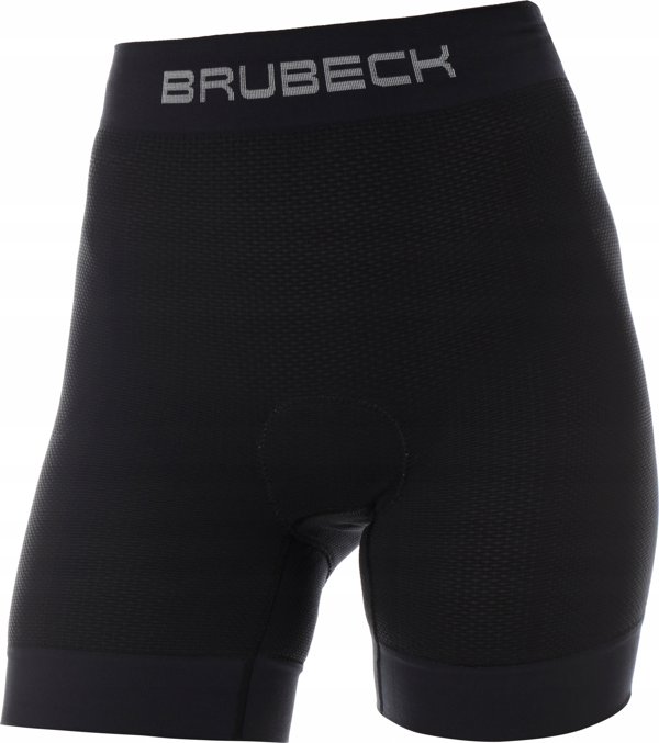 Γυναικεία μπόξερ Brubeck BX11410 με ποδηλατική επένδυση μαύρο M