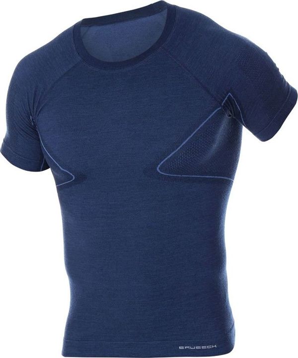 Brubeck SS11710 Ανδρικό μπλουζάκι με κοντό μανίκι ACTIVE WOOL γραφίτης M