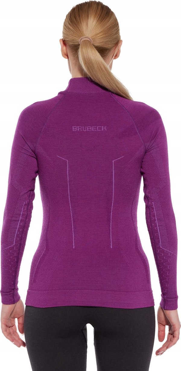 Γυναικεία μπλούζα Brubeck LS1665W EXTREME MERINO φούξια XL