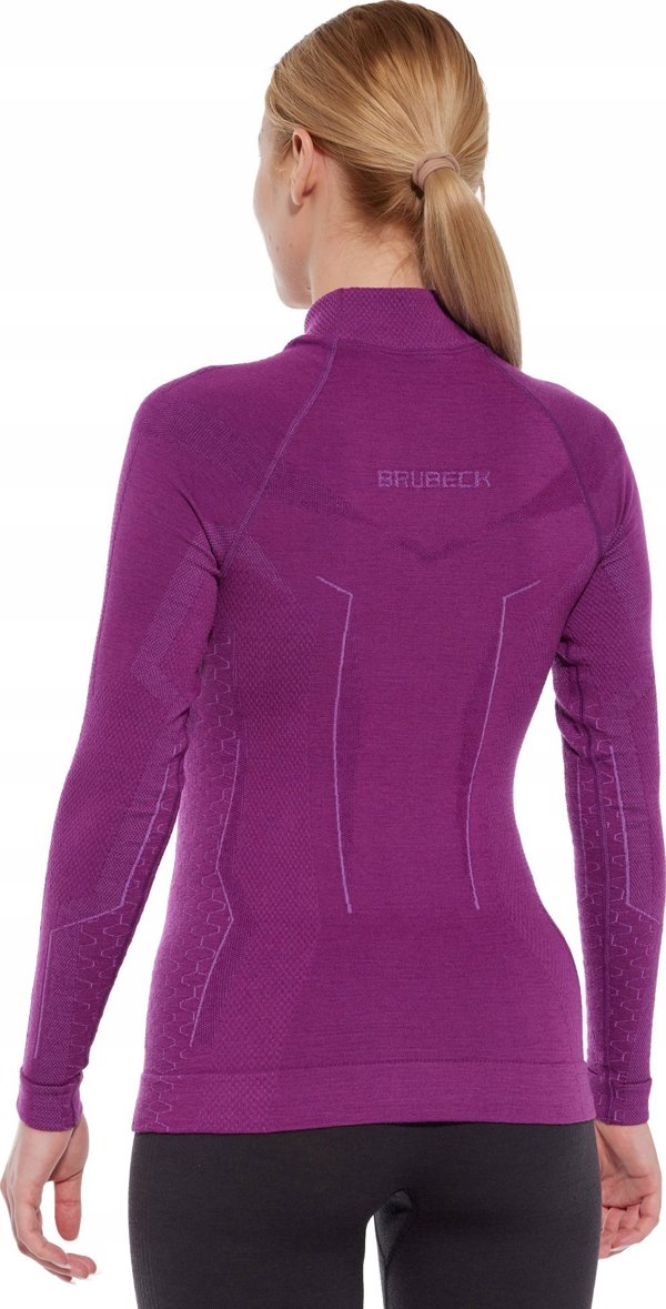 Γυναικεία μπλούζα Brubeck LS1665W EXTREME MERINO φούξια XL