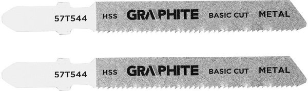 Graphite Πριονόλαμα Για Σέγα Τύπου T, 21 TPI, HSS, 2 Τεμάχια