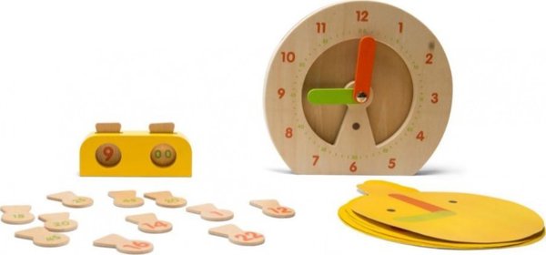 BS Toys BS TOYS Εκπαιδευτικό παιχνίδι "Ρολόι"