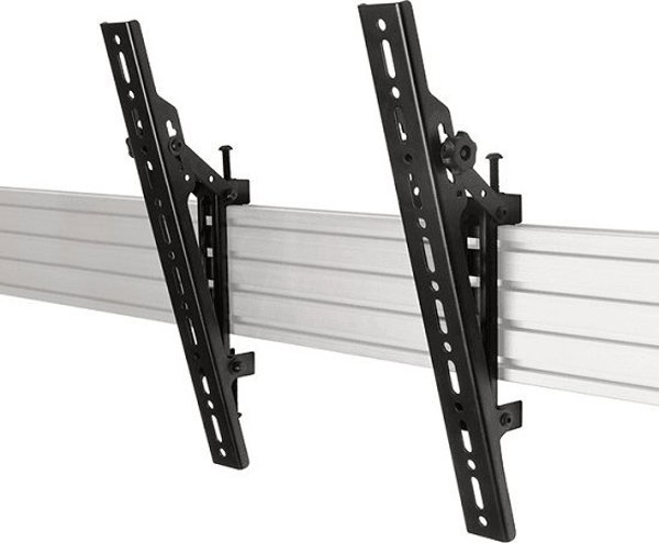 B-Tech Βραχίονες Στήριξης Οθονών System X BT8390-VESA400T/B, Κεκλιμένης Τοποθέτησης, Μαύρο