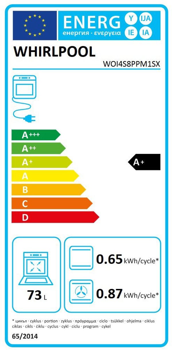 ΕΝΤΟΙΧΙΖΟΜΕΝΟΣ ΦΟΥΡΝΟΣ WOI4S8PPM1SXWHIRPOOL