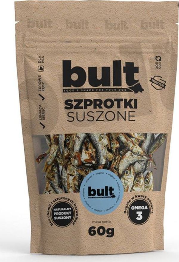 BULT Bult Eko Λιχουδιά Για Σκύλους Αποξηραμένες Σαρδέλες 60 g