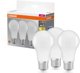 Osram Λάμπα LED A60 8.5W E27 806lm Θερμό Λευκό 827 Φυμέ 3 Τεμάχια