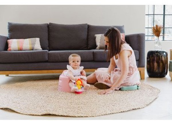 Bumbo Floor Seat - κάθισμα μωρού, Ροζ κούνια
