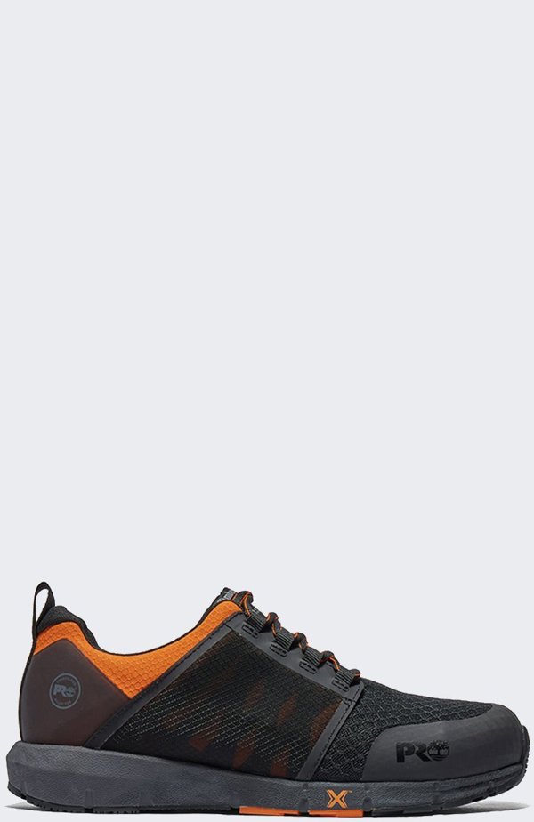 Παπούτσια Timberland Pro Radius S1P ΜαύροΠορτοκαλί