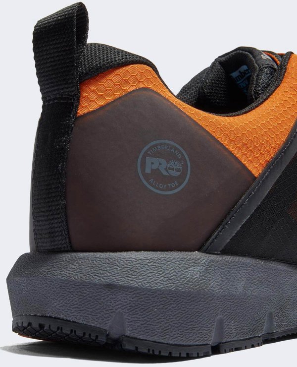 Παπούτσια Timberland Pro Radius S1P ΜαύροΠορτοκαλί