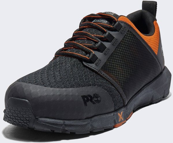 Παπούτσια Timberland Pro Radius S1P ΜαύροΠορτοκαλί