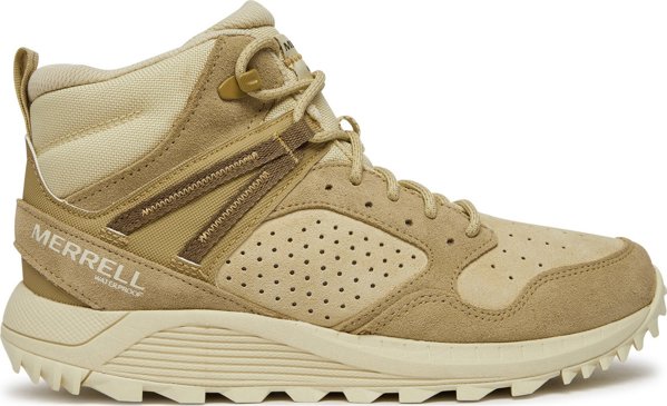 Γυναικεία παπούτσια πεζοπορίας Merrell Merrell Wildwood Mid Leather WP J038298 Μπεζ 40