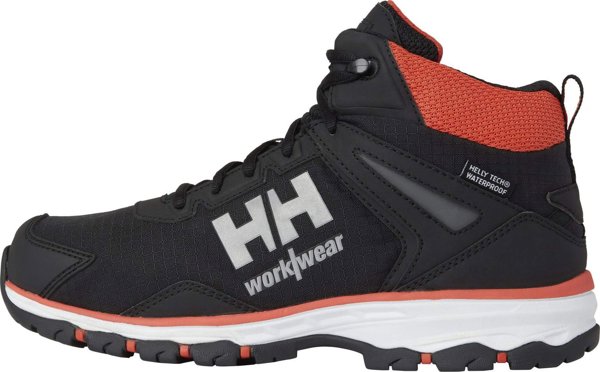 Ανδρικά παπούτσια πεζοπορίας Helly Hansen Shoes HELLY HANSEN Chelsea EVO 2 MID O2 HT, μαύρο/πορτοκαλί 41