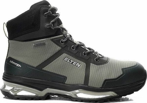 Ανδρικά παπούτσια πεζοπορίας Sourcing Shoes ELTEN Bente XXE GTX Green MID ESD S3, πράσινο 46