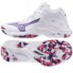 Παπούτσια Βόλεϊ Mizuno WAVE LIGHTNING Z8 MID 39 Λευκό-Μωβ Γυναικεία