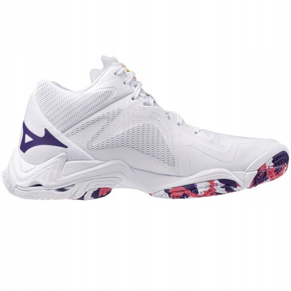 Παπούτσια Βόλεϊ Mizuno WAVE LIGHTNING Z8 MID 39 Λευκό-Μωβ Γυναικεία