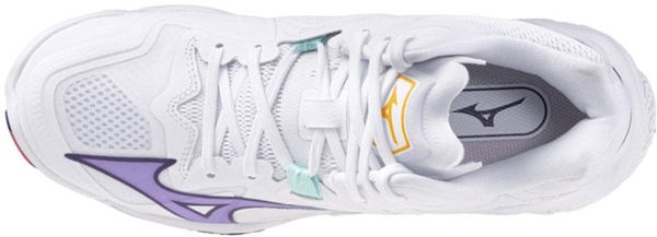 Παπούτσια Βόλεϊ Mizuno WAVE LIGHTNING Z8 MID 39 Λευκό-Μωβ Γυναικεία