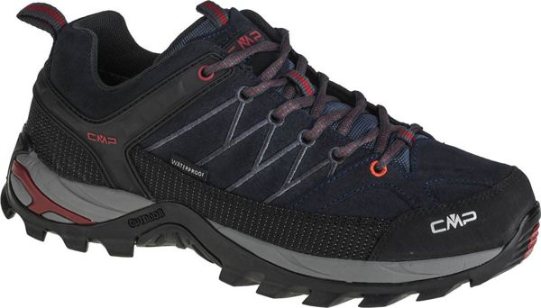 Ανδρικά παπούτσια πεζοπορίας CMP Rigel Low Trekking Shoe Asphalt/Syrah μ. 45 (3Q13247-62BN)