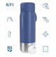 Φιάλη φίλτρου Wessper B2 STAINLESS STEEL Actitex™ 700ml Blue (WES276-700-BL_K)