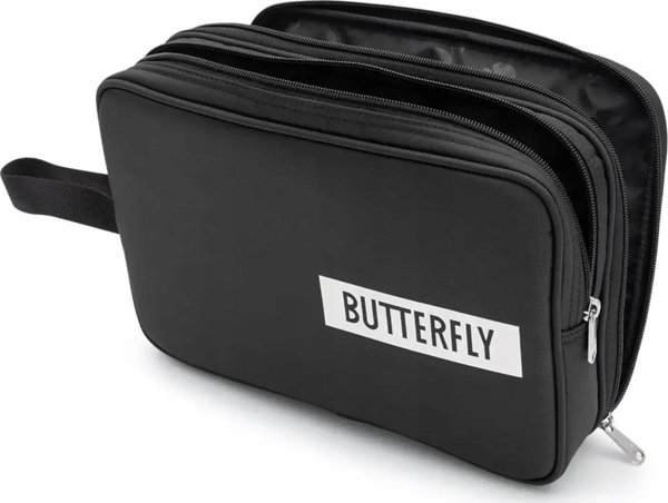 Θήκη για ρακέτα πινγκ πονγκ BUTTERFLY DOUBLE BLACK