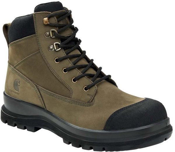 Carhartt Detroit Rugged Flex S3 - Ανδρικά Μποτάκια Εργασίας με Φερμουάρ Moss