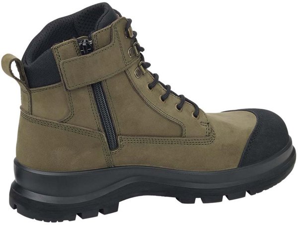 Carhartt Detroit Rugged Flex S3 - Ανδρικά Μποτάκια Εργασίας με Φερμουάρ Moss