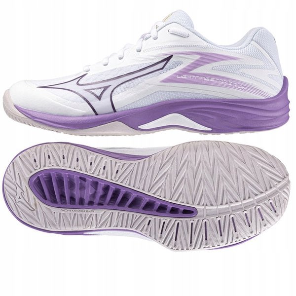 Αθλητικά Παπούτσια Βόλεϊ Mizuno LIGHTNING STAR Z7 JR Νο 40 Λευκό-Μωβ