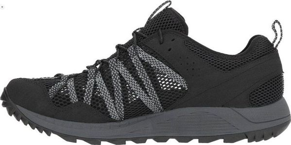 Ανδρικά παπούτσια πεζοπορίας Merrell Wildwood Aerosport μαύρο-γκρι μέγεθος 43 1/2