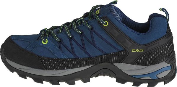 Ανδρικά παπούτσια πεζοπορίας CMP Rigel Low Trekking Shoe Wp Blue Ink/Yellow Fluo μ. 40 (3Q13247-08MF