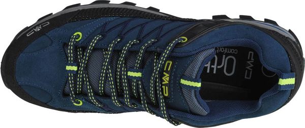 Ανδρικά παπούτσια πεζοπορίας CMP Rigel Low Trekking Shoe Wp Blue Ink/Yellow Fluo μ. 40 (3Q13247-08MF