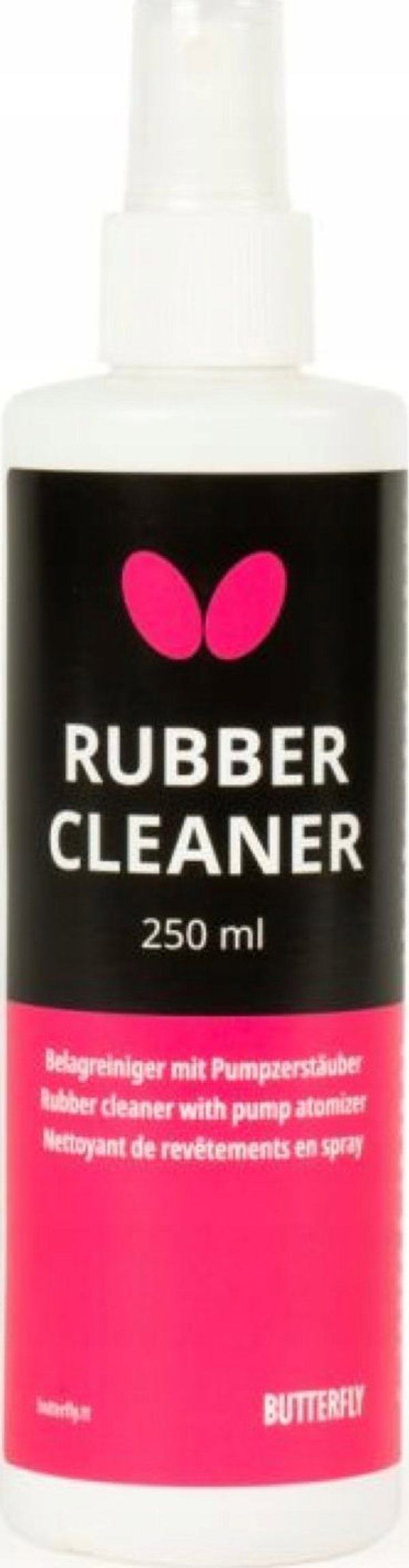 Σπρέι Καθαρισμού Επιφανειών Ρακετών Butterfly BUTTERFLY Rubber Cleaner 250 ml