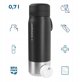 Φιάλη φιλτραρίσματος Wessper B2 STAINLESS STEEL Actitex™ 700ml Μαύρο (WES276-700-BK_K)
