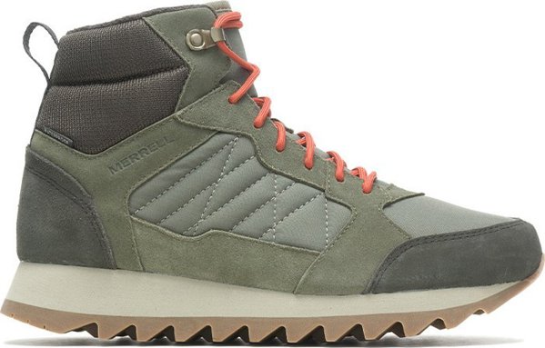 Ανδρικά παπούτσια πεζοπορίας Merrell Alpine Sneaker Mid WP 2 πράσινα μέγεθος 43