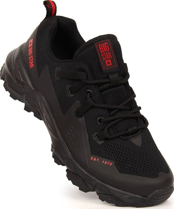 Ανδρικά παπούτσια πεζοπορίας Big Star Big Star Shoes KK174109 Μαύρα 44