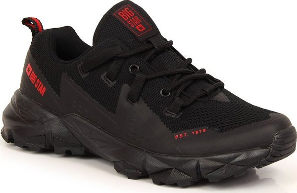 Ανδρικά παπούτσια πεζοπορίας Big Star Big Star Shoes KK174109 Μαύρα 44