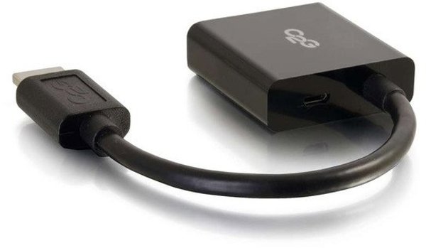 Μετατροπέας C2G HDMI σε VGA - Μετατροπέας HDMI σε VGA - Αρσενικό/Θηλυκό - Videokonverter - HDMI - VGA - Schwarz
