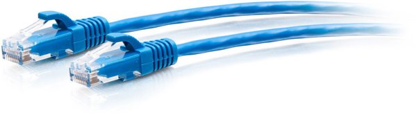 Καλώδιο δικτύου Ethernet C2G 1ft (0.3m) Cat6a χωρίς θωράκιση (UTP) Slim - Μπλε - Καλώδιο Patch - RJ-45 (M) σε RJ-45 (M) - 30 cm - 4.8 mm - UTP - CAT 6a - χωρίς γάντζο, διαμορφωμένο - Μπλε