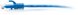 Καλώδιο δικτύου Ethernet C2G 1ft (0.3m) Cat6a χωρίς θωράκιση (UTP) Slim - Μπλε - Καλώδιο Patch - RJ-45 (M) σε RJ-45 (M) - 30 cm - 4.8 mm - UTP - CAT 6a - χωρίς γάντζο, διαμορφωμένο - Μπλε