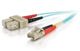 Καλώδιο οπτικών ινών C2G LC-SC 10Gb 50/125 OM3 Duplex Multimode PVC (LSZH) - Καλώδιο δικτύου - SC multi-mode (M) σε LC Multi-Mode (M) - 2 m - Γυαλί - Duplex - 50/125 Μικρόμετρα - OM3 - χωρίς αλογόνα - Aquamarin