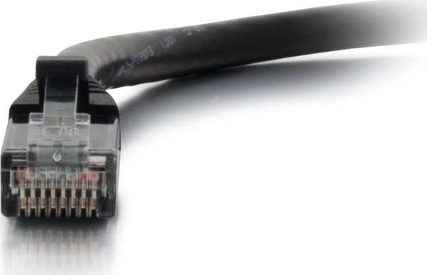 Καλώδιο C2G / 0,5 m Mld/Booted Μαύρο CAT5E PVC UTP