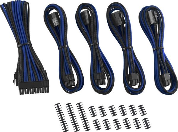 CableMod Classic ModMesh Κιτ Επέκτασης Καλωδίων, Μαύρο-Μπλε, 8-pin & 6-pin PCI-e (CM-CAB-CKIT-N86KKB-R)