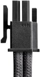 CableMod PRO ModMesh RT 12VHPWR Καλώδιο, ASUS/Seasonic/PHANTEKS, 12V-2x6 σε 12V-2x6, StealthSense - μαύρο