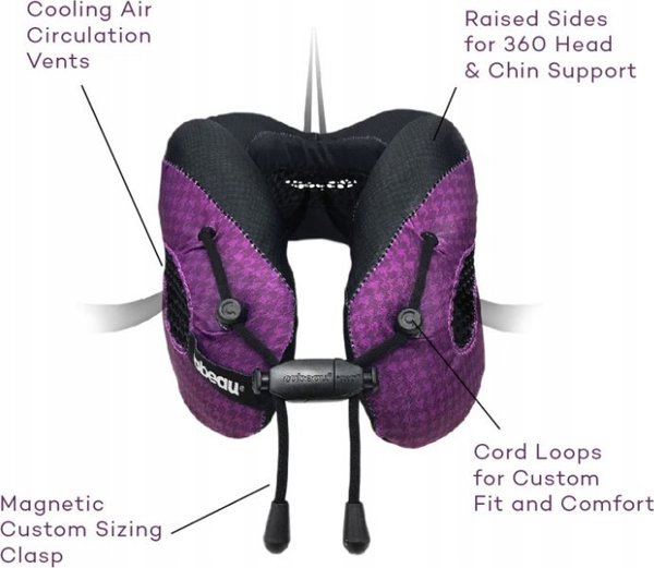 Cabeau Ταξιδιωτικό Μαξιλάρι Λαιμού Evo Cool μαύρο