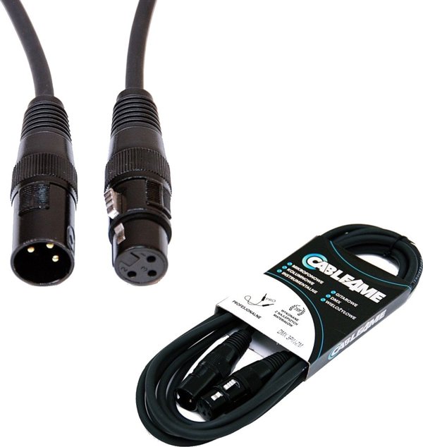 Καλώδιο CABLE4ME DMX 3Pin 2m για φώτα